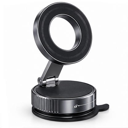 Magsafe Car Phone Holder 360° Rotating Foldable Dashboard Mount – Black