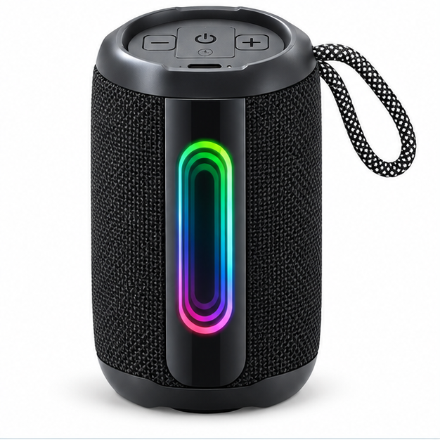 Portable Bluetooth Speaker with LED Lights