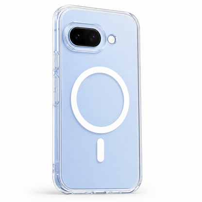 For Google Pixel 10a Clear Magsafe Case – MagSafe Compatible Shockproof Protective Cover