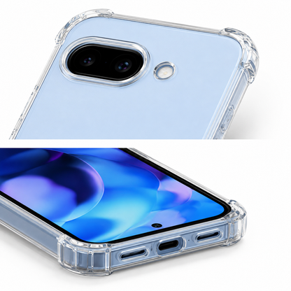 For Google Pixel 10a Clear Case – Shockproof Protective Cover