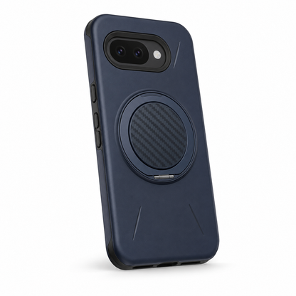 For Google Pixel 10a Dark Blue Magsafe Spin Grip Phone Case