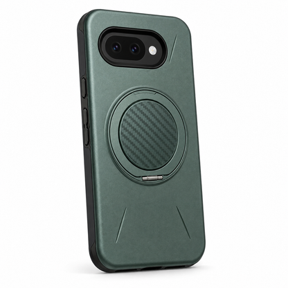 For Google Pixel 10a Dark Green Magsafe Spin Grip Phone Case
