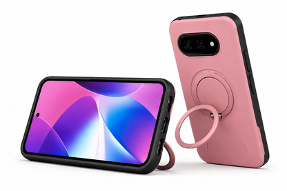 For Google Pixel 10a Pink Magsafe Spin Grip Phone Case