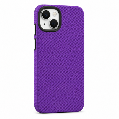 For iPhone 13 Rugged Shockproof Case –Purple  Dual Layer Slim Protective Back Cover