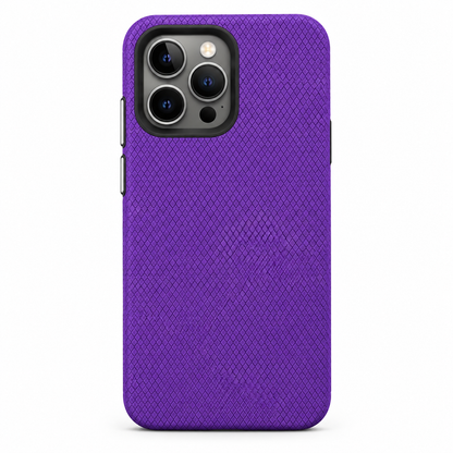 For iPhone 16 Pro Max Rugged Shockproof Case – Dual Layer Protective Cover Purple