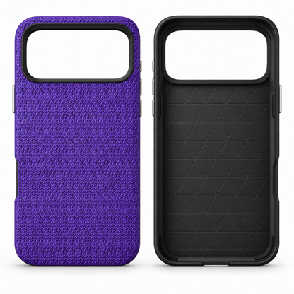 For iPhone 17 Pro Rugged Shockproof Case – Dual Layer Slim Protective Back Cover Purple