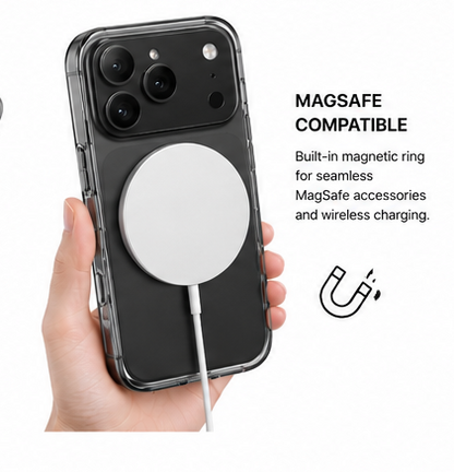 For iPhone 17 Pro MagSafe Case – Clear Protective Cover