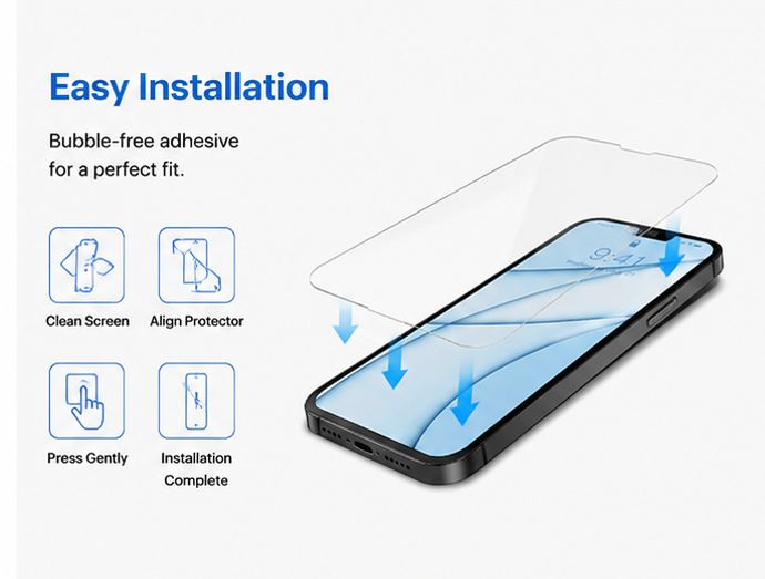 2X Tough Tempered Glass Screen Protector for iphone 13