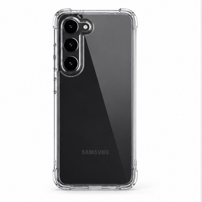 For Samsung Galaxy A15 Protective Clear Case with 2 Tempered Glass Screen Protectors | Shockproof Cover Bundle