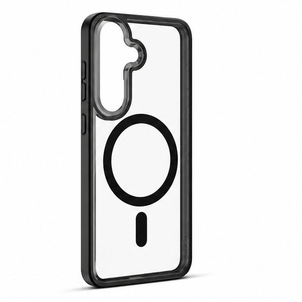 For Samsung Galaxy S24+Plus Magsafe Clear Case – MagSafe Compatible Shockproof Protective Cover (Black)
