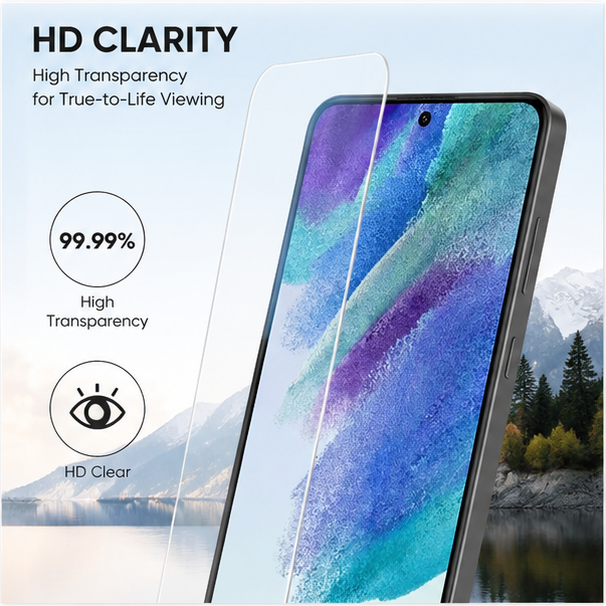 2X Tough Tempered Glass Screen Protector for Samsung Galaxy S24 FE 5G