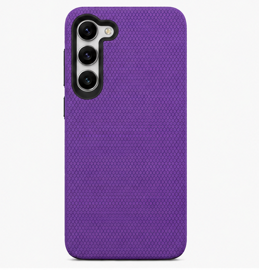 For Samsung S25 FE Rugged Shockproof Case – Dual Layer Slim Protective Back Cover Purple