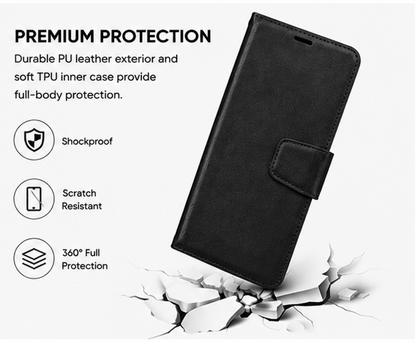 For iPhone 17e Flip Wallet Case – Premium Folio Cover