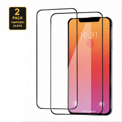 [2 Pack]Full Screen iPhone 15 Pro Max Tempered Glass Screen Protector