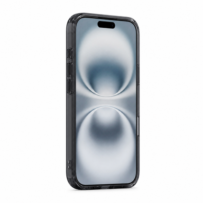 For iPhone 16 Plus Magsafe Case – Black Clear Shockproof Cover