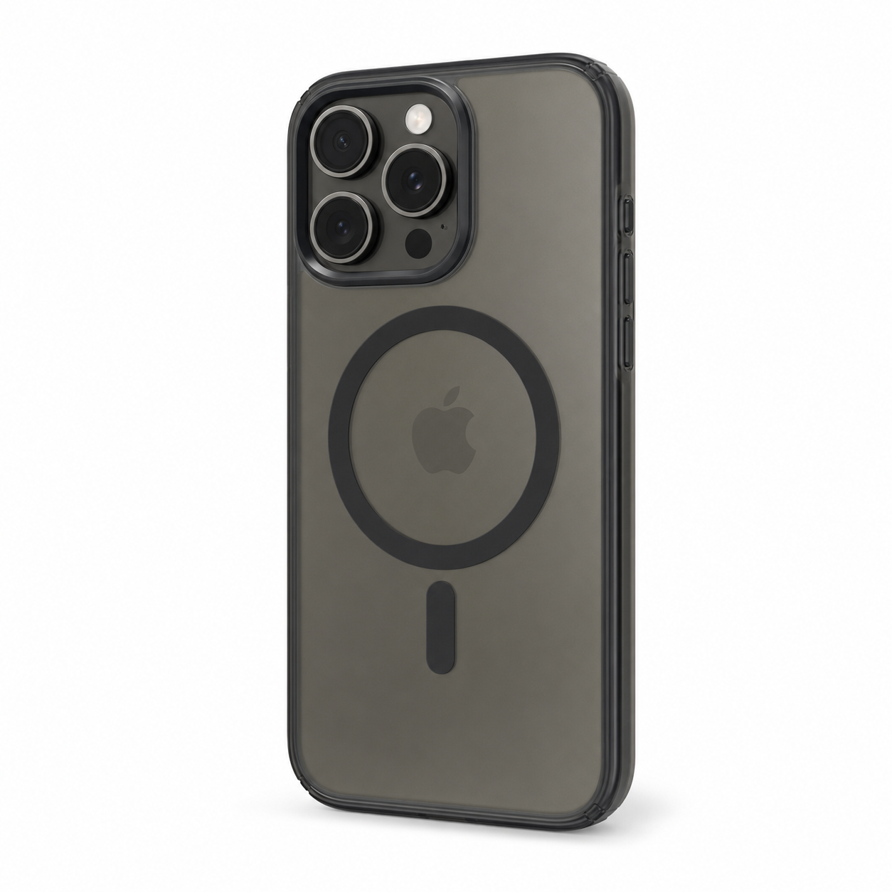 For iPhone 16 Pro Max Magsafe Case – Black Clear Shockproof Cover
