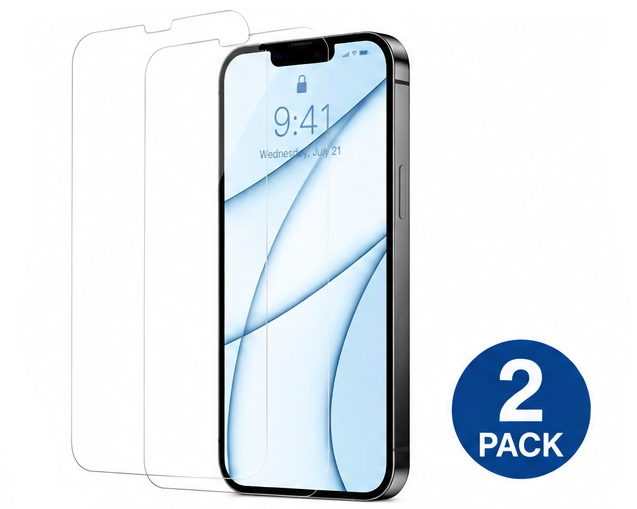2 Pack for iPhone 16e Tempered Glass Screen Protector - HD Clear, Bubble-Free, Case Friendly