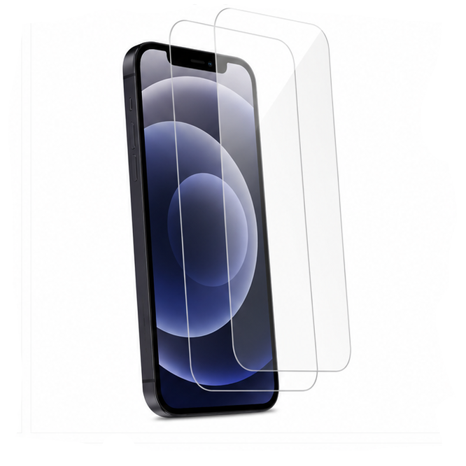 2X Tough Tempered Glass Screen Protector for iPhone 12 Pro | HD Clear | Case Friendly