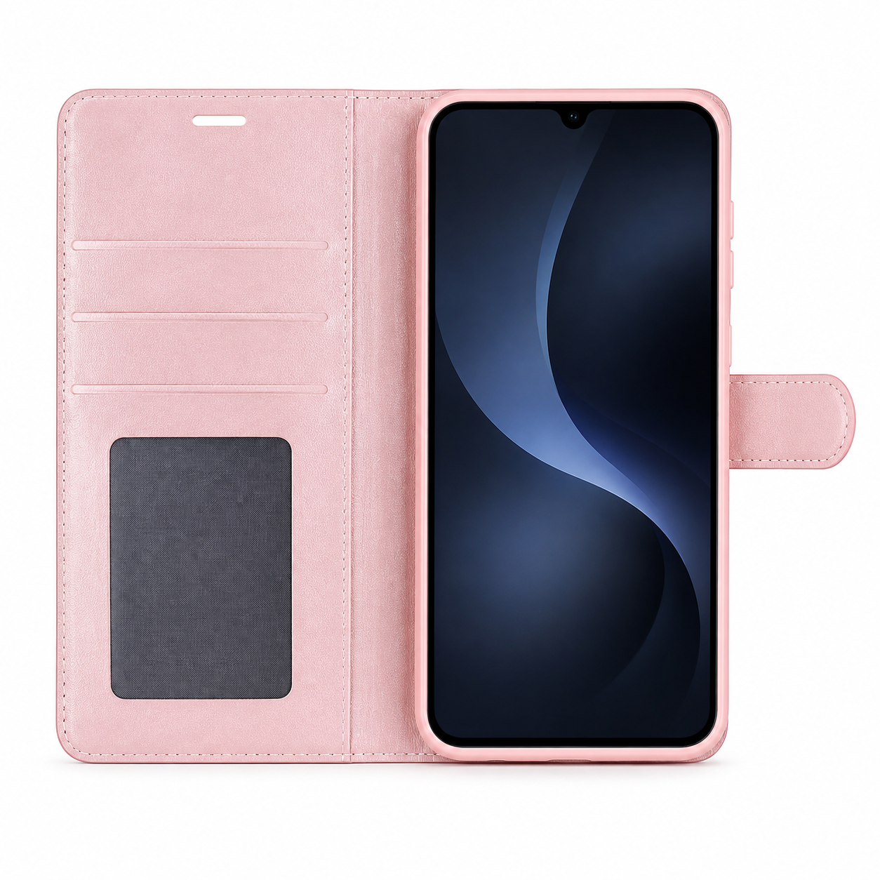 For OPPO Reno15 Pro Wallet Case with lanyard Rosegold Flip Case