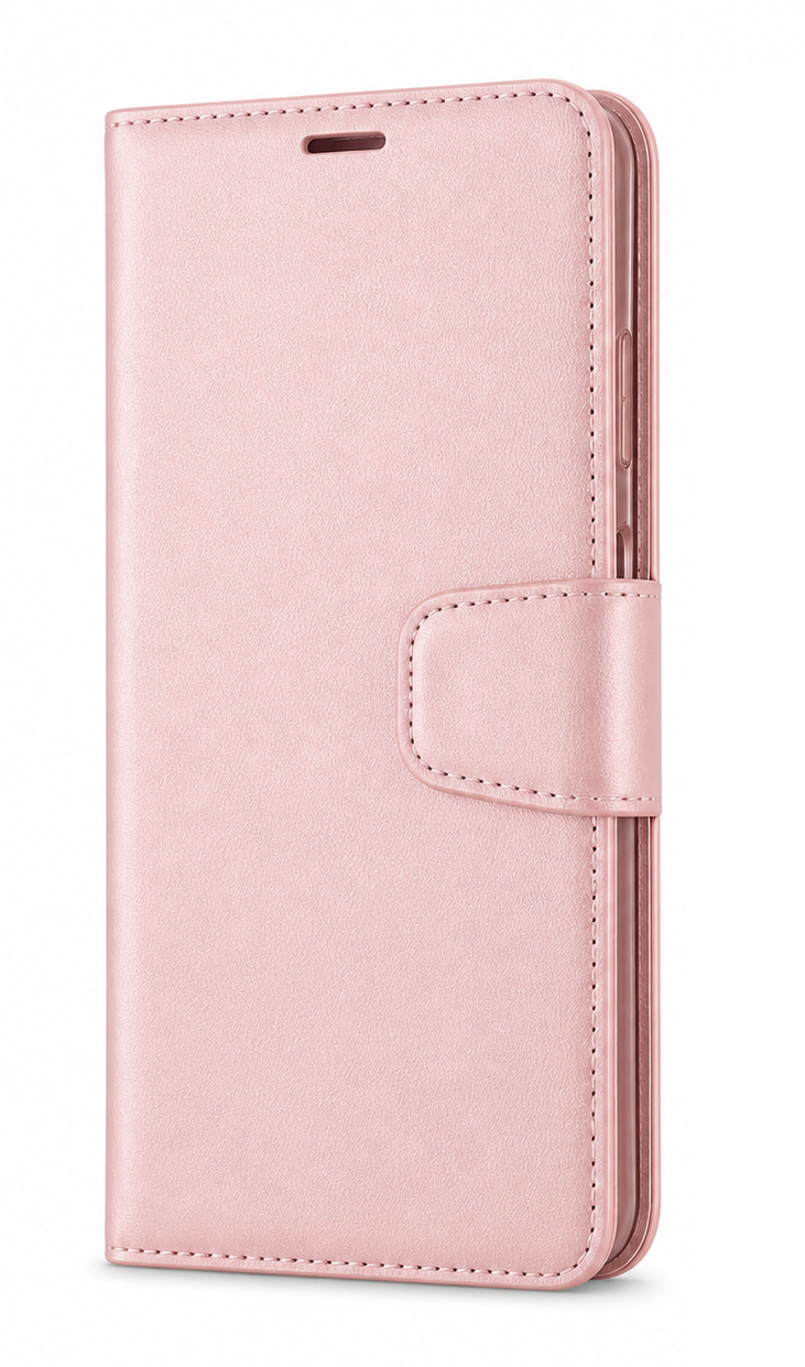 For Google Pixel 11 Pro Wallet Case with Card holder Rosegold Flip Cover