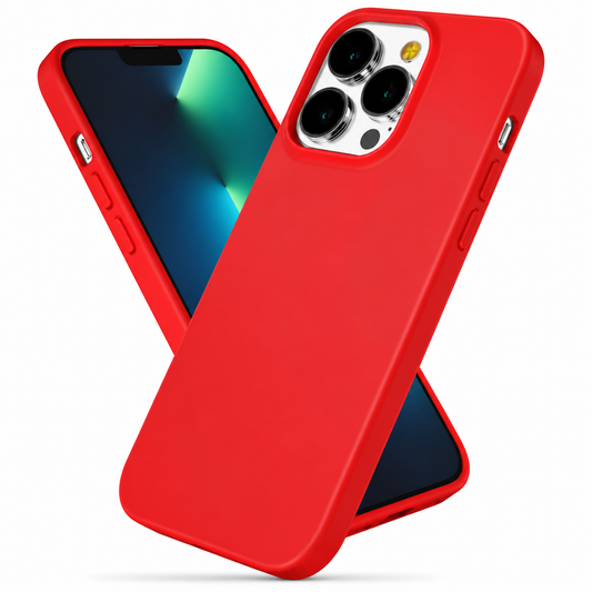 Red Slim Protective TPU Case For iPhone 12 Pro Max