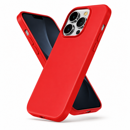 Red Slim Protective TPU Case For iPhone 12 Pro Max