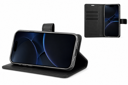 Flip Wallet Case for iPhone 17e -Black