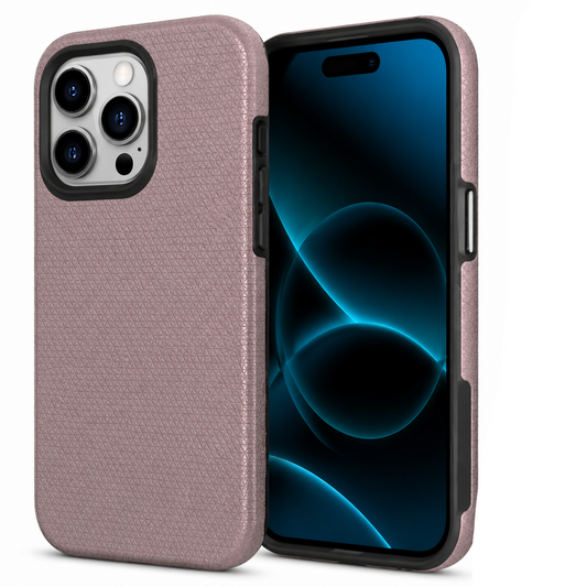 For iPhone 13 Pro Shockproof Case Rugged Rosegold Case