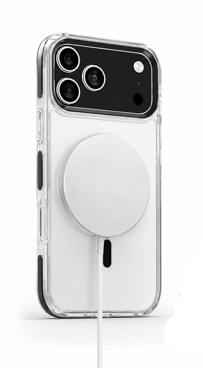 For iPhone 17 Pro Clear Magsafe Case – MagSafe Compatible Shockproof Protective Cover