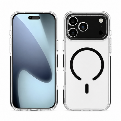 For iPhone 17 Pro Clear Magsafe Case – MagSafe Compatible Shockproof Protective Cover