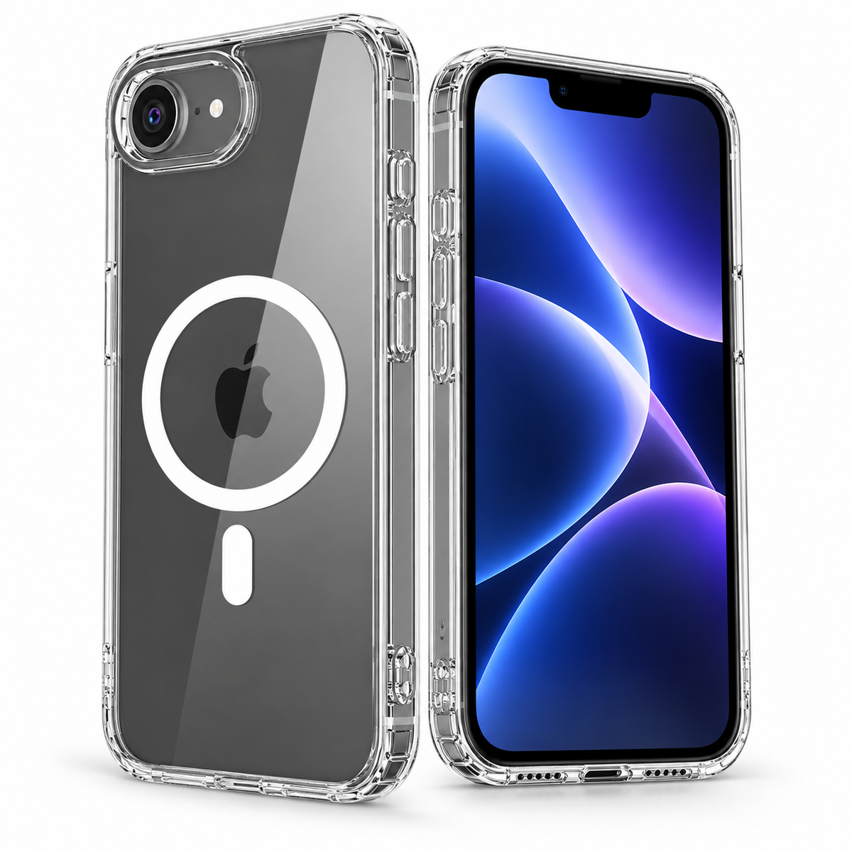 Clear Case for iPhone 17E Shockproof Magnet Cover