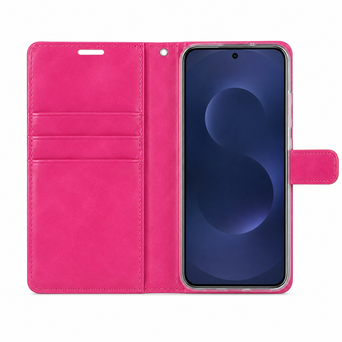 For Samsung Galaxy S26 Wallet Case  Hot Pink  Flip Cover