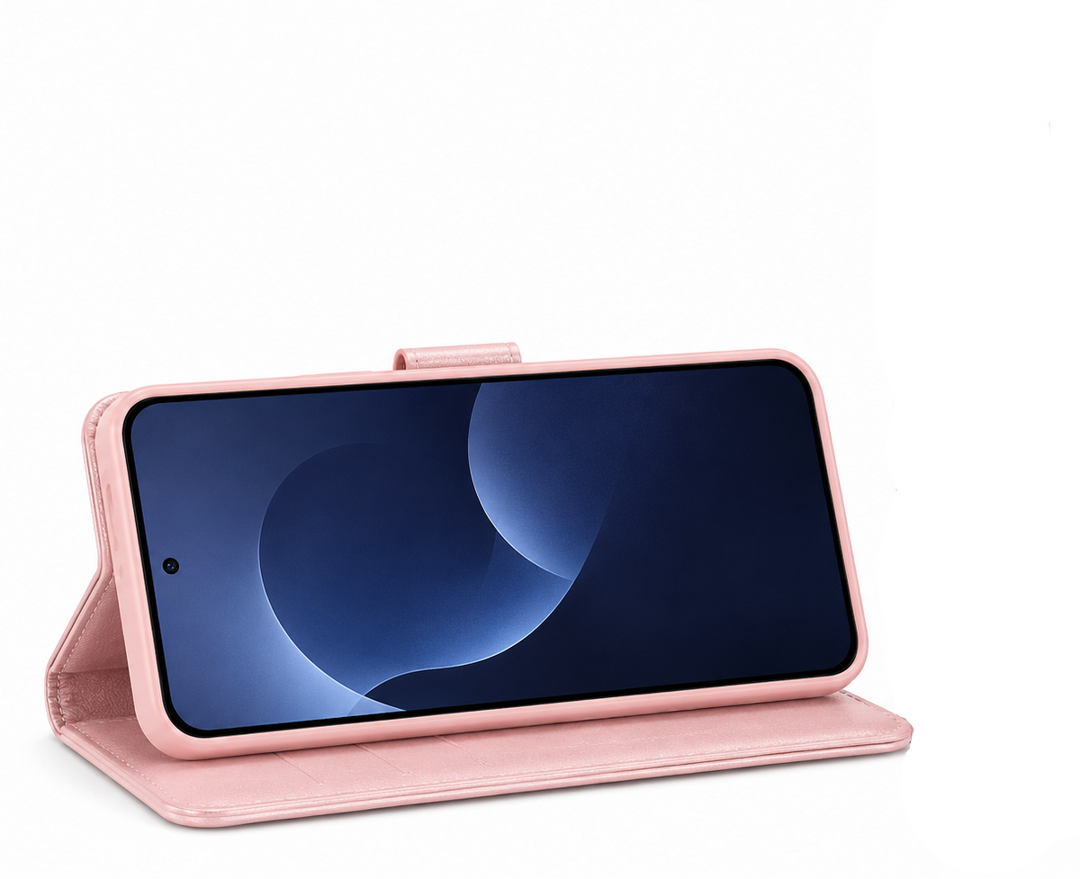 For Samsung Galaxy S26 Wallet Case with Card holder  Rosegold Flip Cover