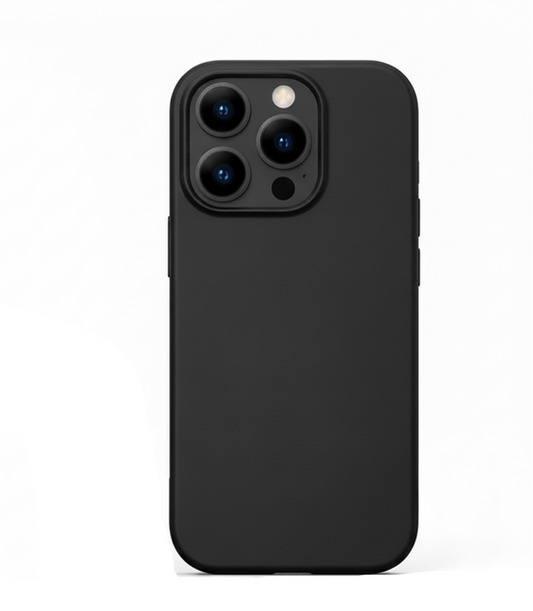 For iPhone 15 Pro Silicone Case -Black, Slim Fit Cover