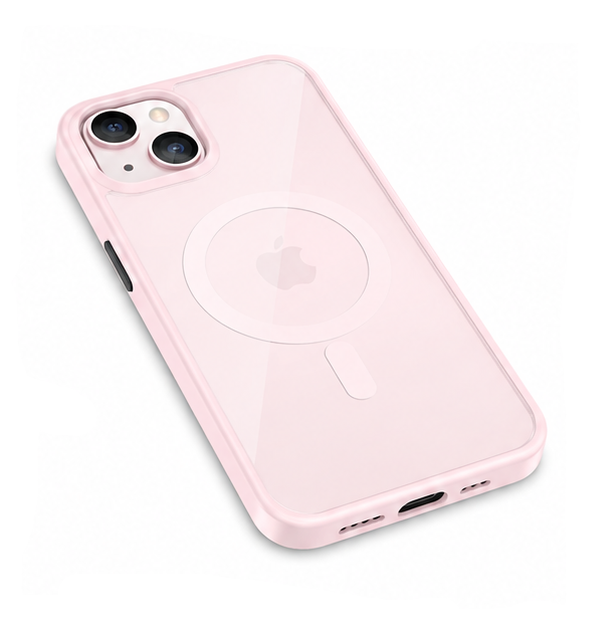 MagSafe Shockproof Case For  iPhone 15 Pro Max-Pink