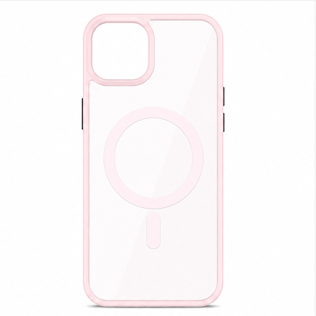 MagSafe Shockproof Case For  iPhone 15 Pro Max-Pink