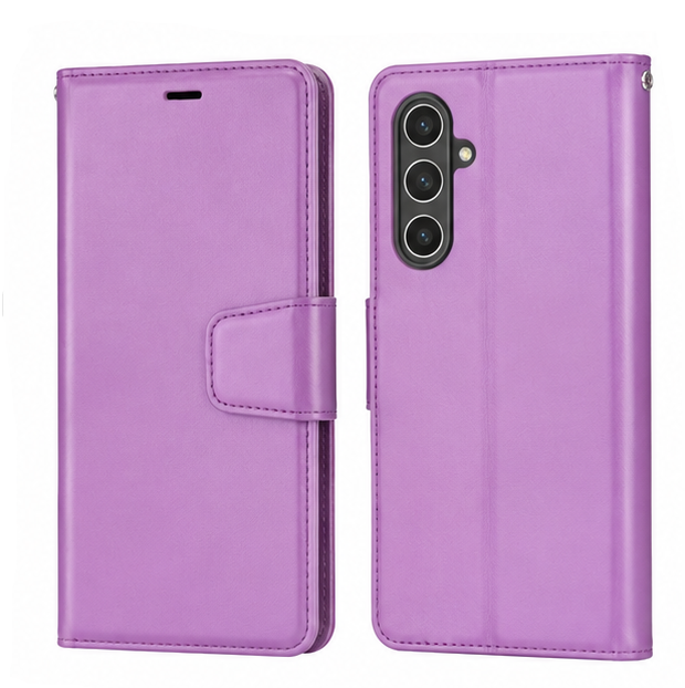 For Samsung Galaxy A27 Wallet Case with Card holder Purple Flip Cover Case