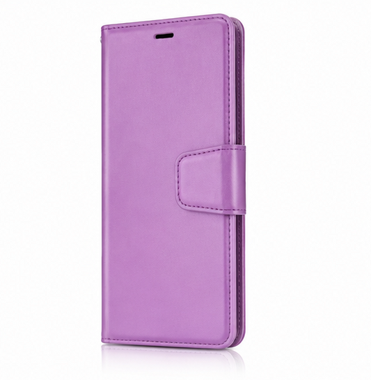 For Samsung Galaxy A27 Wallet Case with Card holder Purple Flip Cover Case
