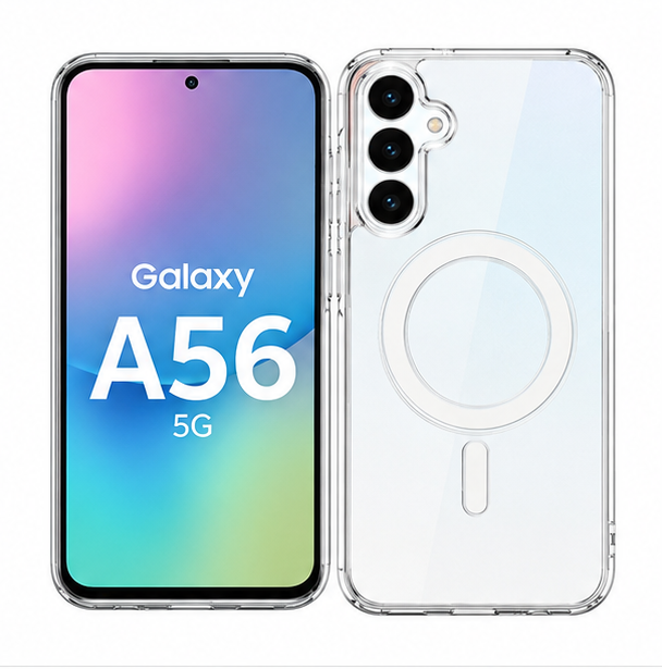 For Samsung Galaxy A56 MagSafe Clear Case