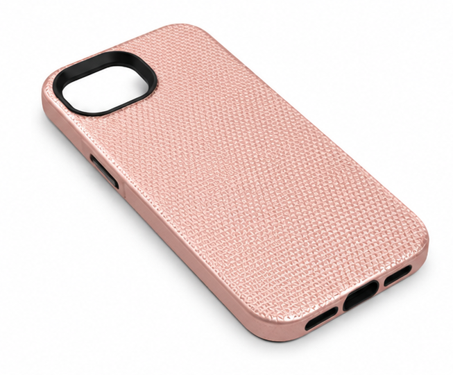 For iPhone 16e Shockproof Rugged Rosegold Case + 2x Screen Protector