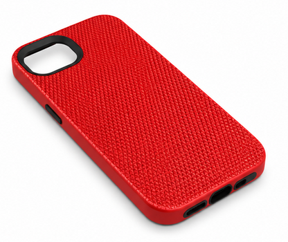 For iPhone 16e Rugged Case Red
