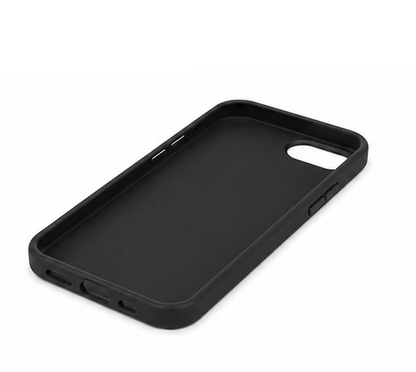 For iPhone 16E Silicone Black Shockproof Phone Case + 2x Tempered Glass Screen Protectors