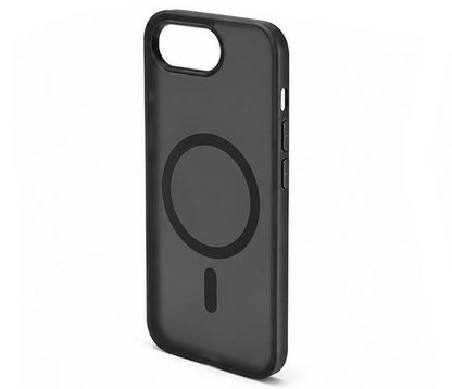 For iPhone 16e MagSafe Matte Frosted Shockproof Case – Slim Protective Cover – Black
