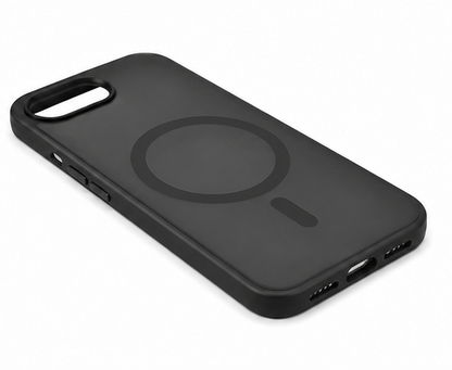 For iPhone 16e MagSafe Matte Frosted Shockproof Case – Slim Protective Cover – Black