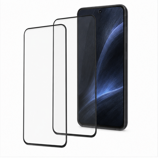 2 Pack  for Samsung Galaxy S25 Tempered Glass Screen Protector – Full Cover 9H HD Clear Protective Glass