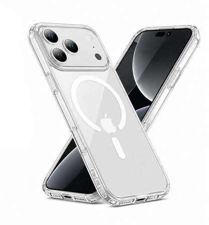 iPhone 17 Pro Max Clear MagSafe Case – Transparent Shockproof
