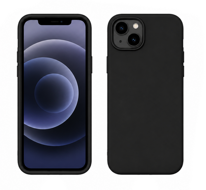 For iPhone 13 Silicone Case – Premium Shockproof Matte Finish,Black
