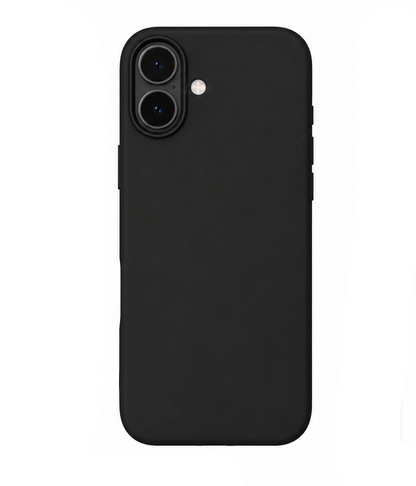 For iPhone 17 Silicone Case – Premium Shockproof Matte Finish,Black