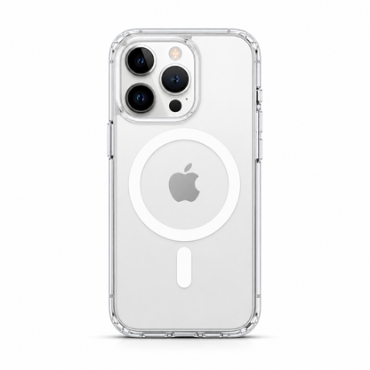 iPhone 14 Pro Max Clear MagSafe Case – Anti-Yellow, Strong Magnetic Hold, Shockproof Slim Protective Cover