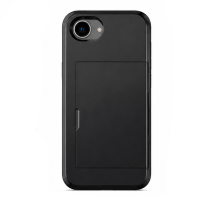 For iPhone 17e Case with Card Holder Shockproof Slim Protective Phone Cover